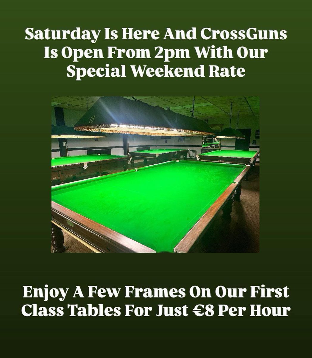 CrossGuns Snooker Club 🍀 tweet media