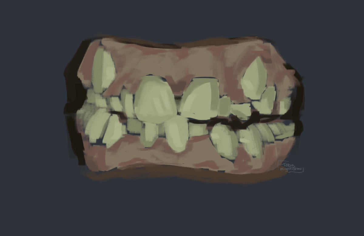 tobymightdraw's tweet photo. Show me your teeth 🦷🦷

#artmoots #drawing #art https://t.co/HSeCmbbPko