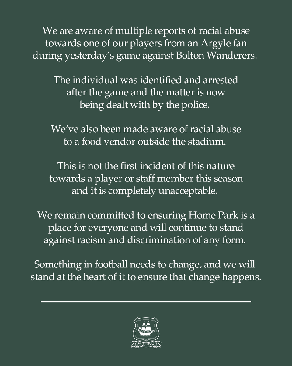 Plymouth Argyle FC tweet media