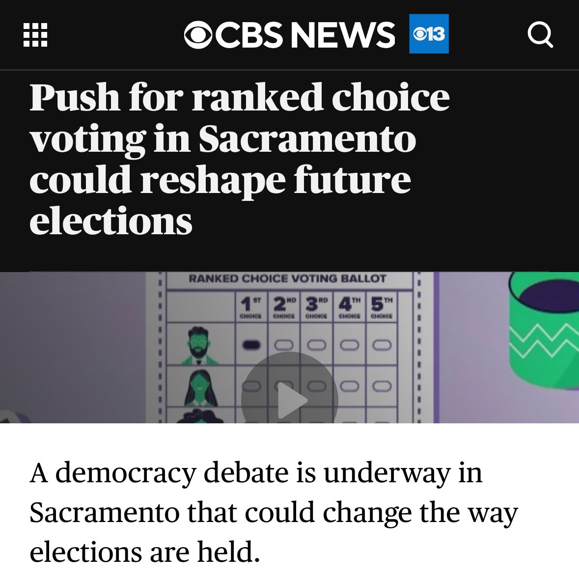 California Ranked Choice Voting Coalition tweet media