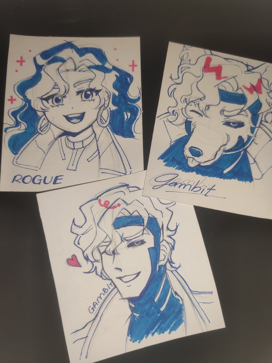 rapis_dean's tweet image. My laptop die doesn't mean I will stop drawing GambitxRogue 💪

#gambit #rogue #marvelrivals