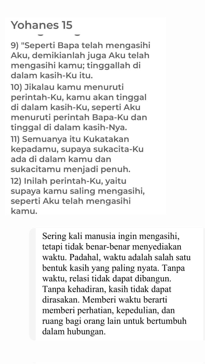 Zipoyyy's tweet photo. Bapa ajar aku untuk mengasihiMu. mencariMu. ajarkan aku utk mengasihi sekitarku dan keluargaku. ajari aku untuk tak mengeluh. ajari aku untuk terus berusaha menyenangkanMu. genggam tanganku tuntun aku y Bapa. Biar namaMu yg dipermuliakan https://t.co/dWDQs9HrY7