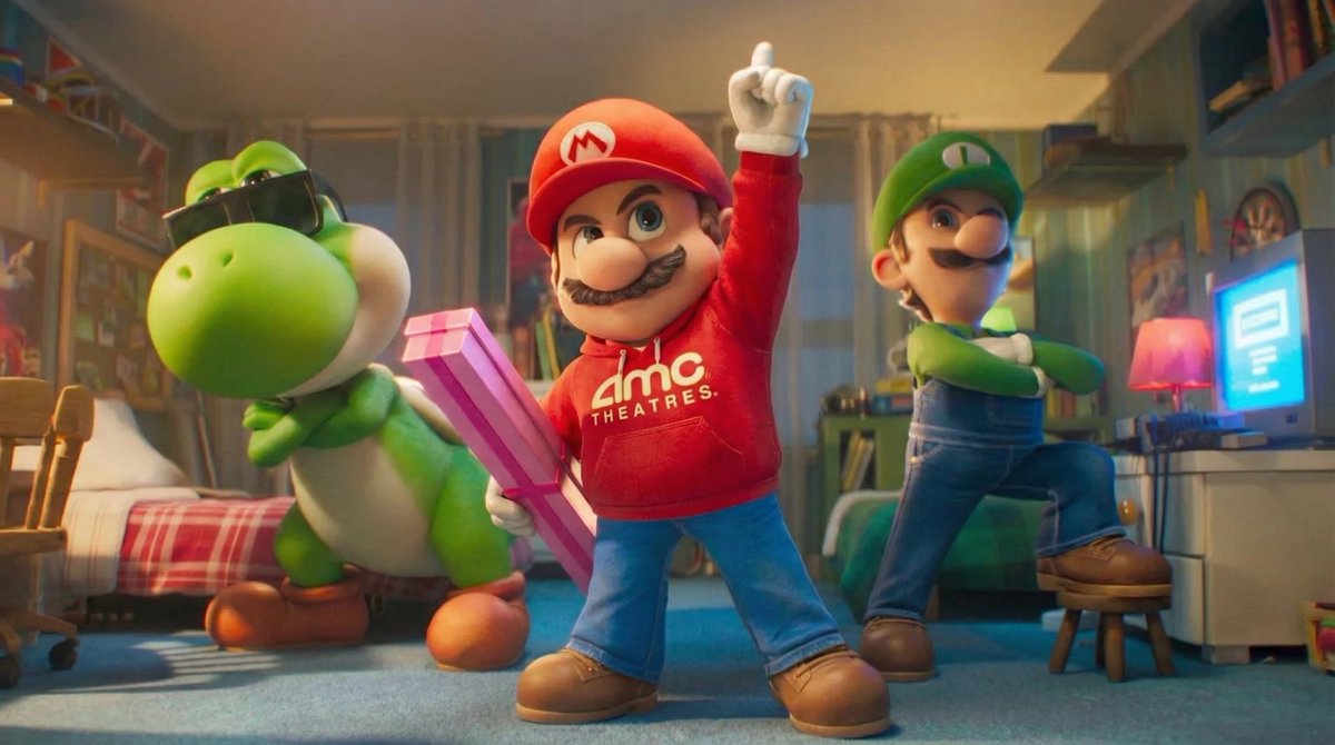 asianamcape's tweet photo. We got this fam
#SuperMarioGalaxy
#amctheatres
#letsago https://t.co/ZNTowH1rml