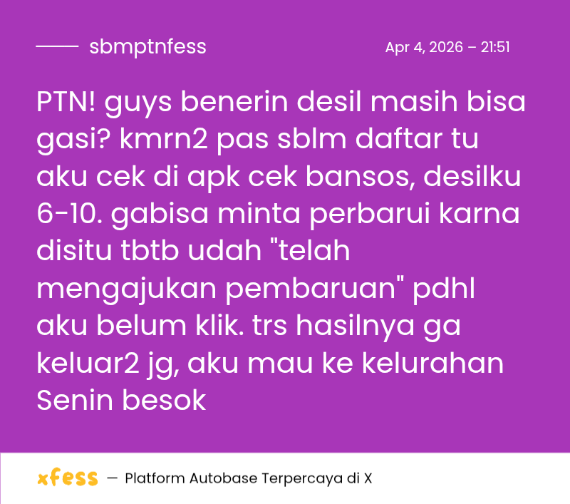 Jastip Bayar UTBK Cek Sorotan! tweet media