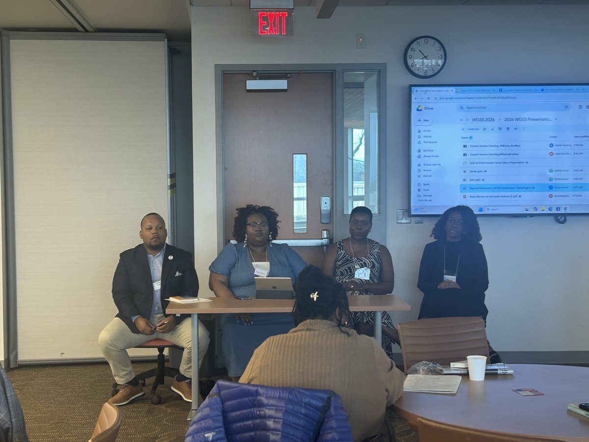 morganstateengl's tweet photo. #EnglishIsLIT! 📷📷📷📷📷
Here are more photos from the Third Annual Women, Gender, and Sexuality Studies Graduate Symposium, which was a tremendous success! https://t.co/Kq454kfU8H