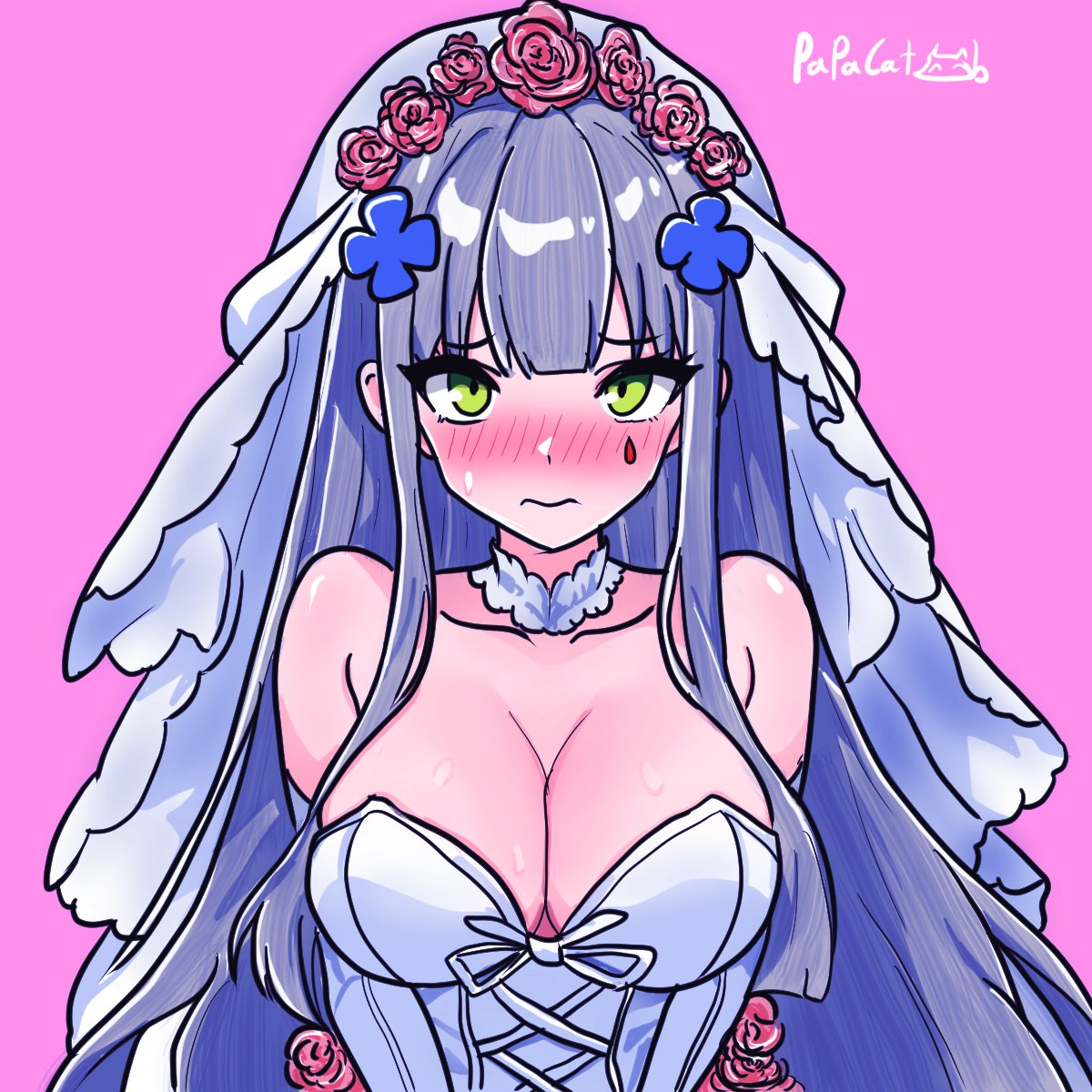 #Klukai #소녀전선 #ドルフロ #HK416 #GirlsFrontline2Exilium

I had drawn Klukai in a wedding dress before, but I’m so happy that it’s finally been revealed in Girls’ Frontline 2 as well.