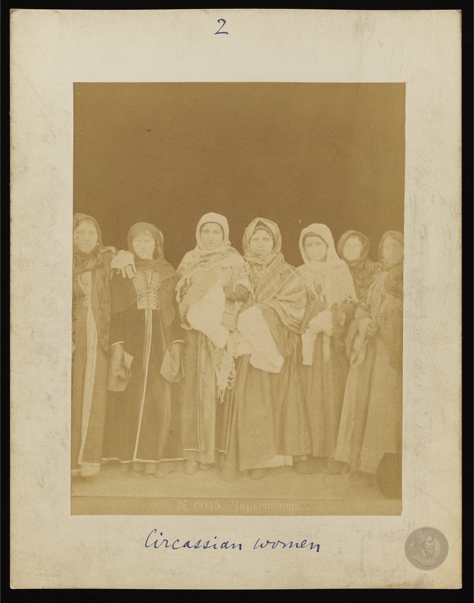 nihilismisok's tweet image. Vladimir Barkanov's photography titled, ''Circassian Women'', 1841.

#Circassian
#Adige