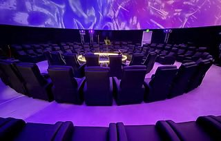 follard's tweet photo. Of all the things in this post I highlighted, I forgot maybe the most important feature of concertdome:

The plush leather recliners are amazing and lay almost completely flat. Vibemaxxxing for sure. 

(My only knock on them is no cupholders) https://t.co/dD4A7WjVIY