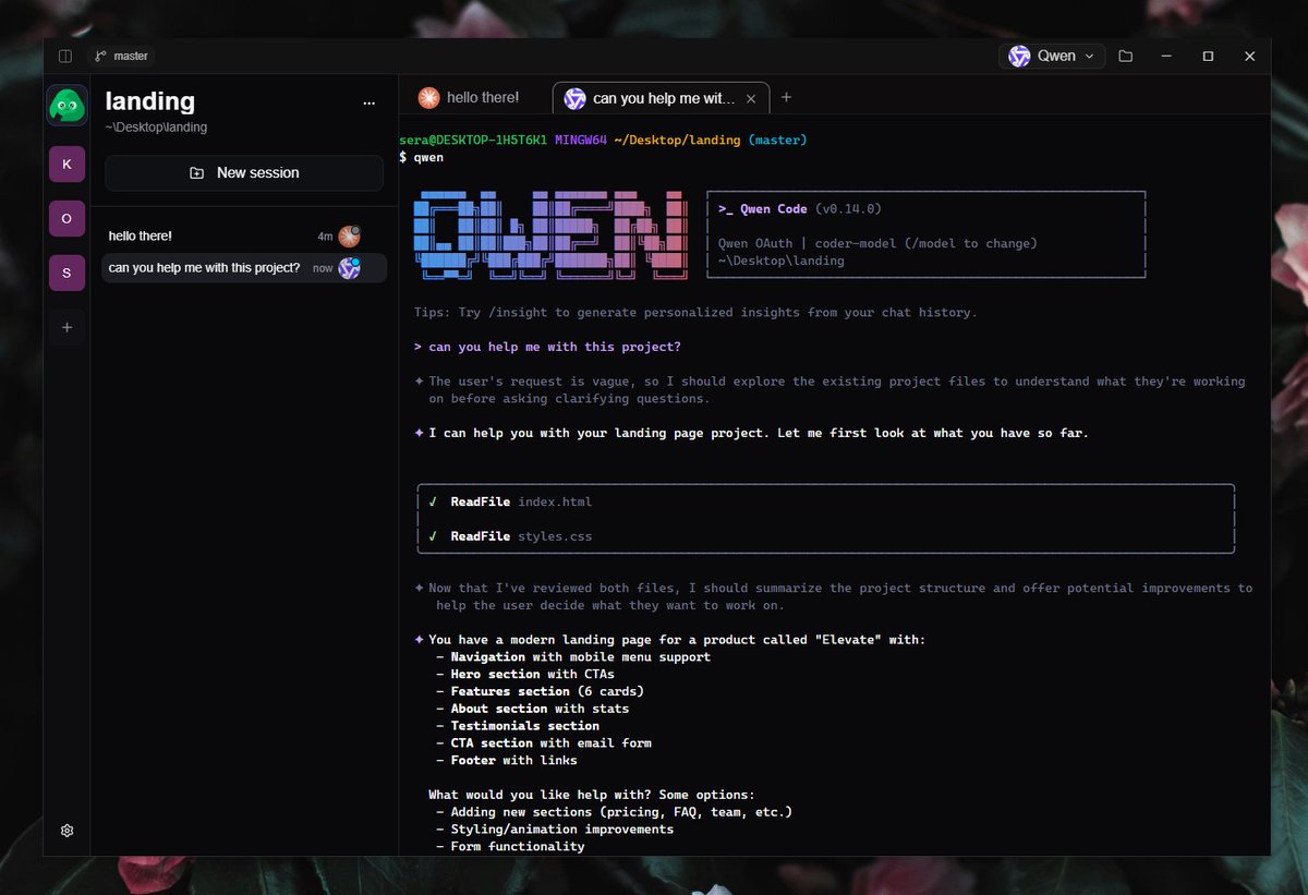 devshowcse's tweet photo. Ever thought how cool it’d be to run multiple CLIs inside a single project - like Cursor or Codex?

Built something for that 👇
With shob -AI, you can run multiple CLIs in one project without the usual hassle.

It's opensource
https://t.co/SHbbcCLObB https://t.co/Tq2RjZCcrx