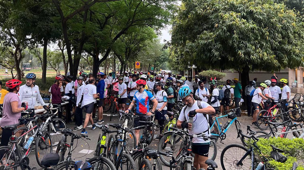 RusEmbIndia's tweet image. 🇷🇺🇮🇳 On April 19, #NewDelhi will host the 4th annual cycling rally dedicated to the 79th anniversary of #RussiaIndia diplomatic relations.

📆 April 19, 2026
⏱ 6:30 AM
📍 Russian Embassy, Shantipath, Chanakyapuri

Details 👉🏻 t.me/RusEmbIndia/15…

#DruzhbaDosti