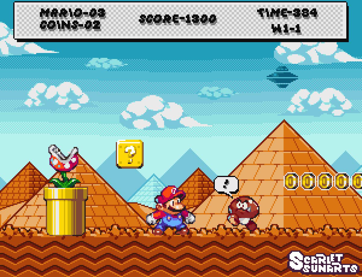 ScarletSunArts's tweet image. What mockup would ya'll like to see next?
#Mario #Pixelart