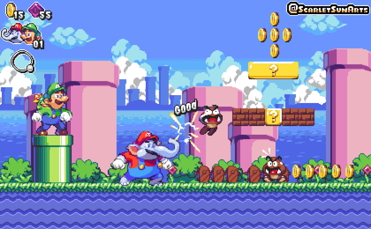 ScarletSunArts's tweet image. What mockup would ya'll like to see next?
#Mario #Pixelart