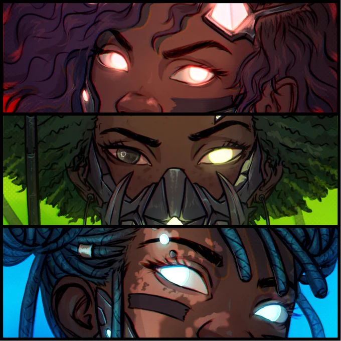 Como vocês desenham olhos?