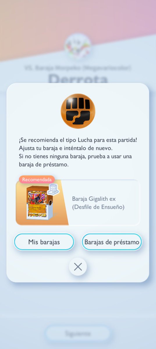 La sensación de disrespect cuando el juego te pone esta pantalla es total 😤 #PokemonTCGPocket
