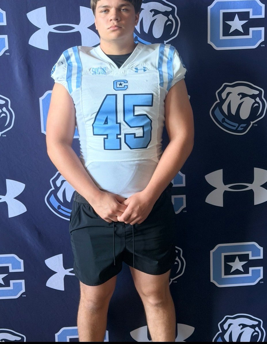 CamdenLawson9's tweet photo. I had a great time at the @CitadelFootball Junior Day. I had a great talk with @coachdannylewis and @CoachRAPinilla. Can’t wait to get back down there this summer for camp.@TLH_Football @CoachJasonTone https://t.co/anVmUgKr77