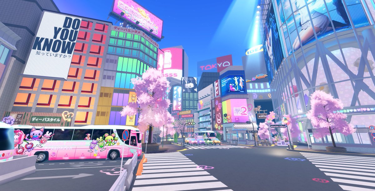 Krissy3D's tweet image. Kon'nichiwa, Dress To Impress! 🍡✨🍥💗

Worked on the DTI Lobby &amp;amp; Freeplay with @harhtRBLX for the Spring Update! ⭐🇯🇵
Welcome to Shibuya Crossing, hope you guys enjoy! 💫🍣

#RobloxDev #DressToImpress #DTI #Shibuya