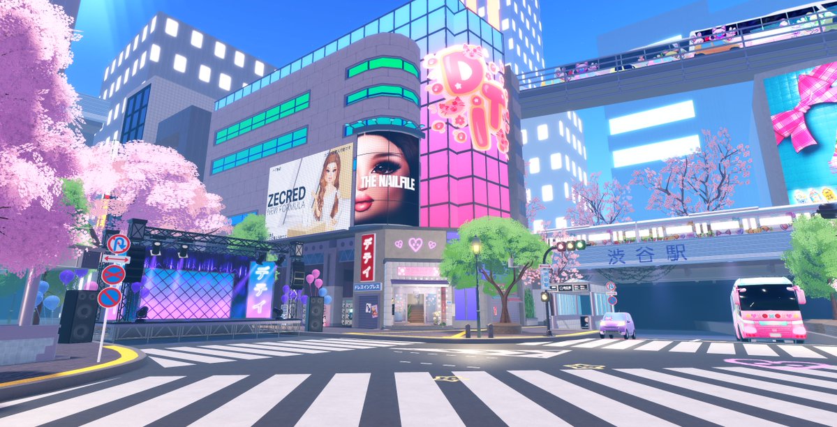Krissy3D's tweet image. Kon'nichiwa, Dress To Impress! 🍡✨🍥💗

Worked on the DTI Lobby &amp;amp; Freeplay with @harhtRBLX for the Spring Update! ⭐🇯🇵
Welcome to Shibuya Crossing, hope you guys enjoy! 💫🍣

#RobloxDev #DressToImpress #DTI #Shibuya