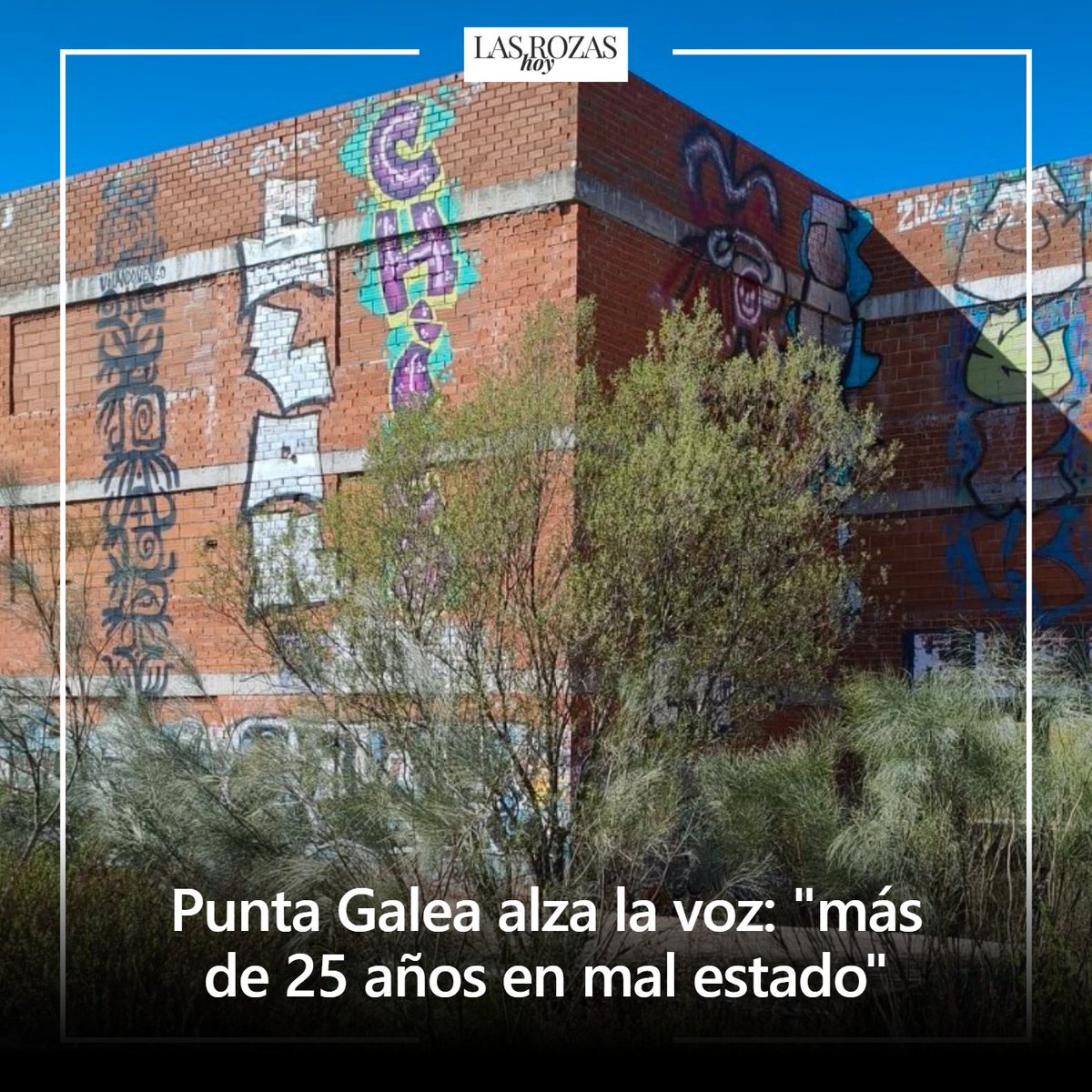 LasRozasHoyes's tweet photo. 🚨 ¡Punta Galea alza la voz! Más de 25 años de abandono de un edificio que genera inseguridad en el barrio y 30 minutos de espera en emergencias. 👉https://t.co/msserTtEVq #PuntaGalea #CuidadoComunitario https://t.co/HDFLn2nptS