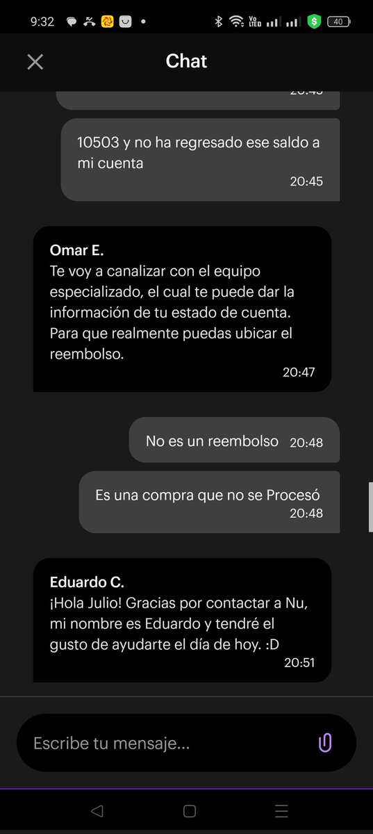 TuHonestoCesar's tweet photo. Nuevos intentos con la basura de @soynumx , te pasan con "especialista" tras "especialista" mejor diganme que ya me robaron mi dinero y dejen de fingir que me van a ayudar, 1 mes rogandoles el reembolso de 10503 pesos de un cargo que sigue "procesando" hace dos meses... https://t.co/ukqE02FkhP