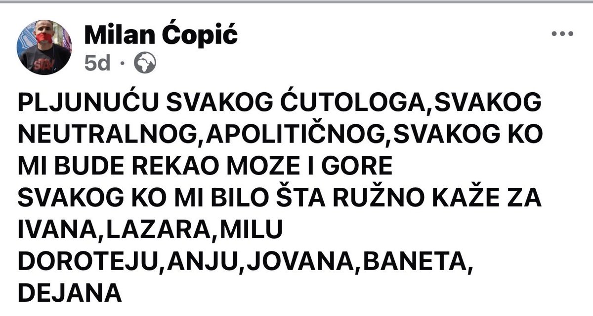 Bogdan Nikolic tweet media
