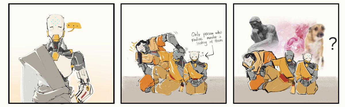 Rice_munching's tweet photo. They were NOT paying attention!!! Mondatta don't let them get away with it
Inspired by a german video i saw on XiaoHongshu let me go see if i can find it again 😭
#zenyatta #mondatta #ramattra #overwatch #overwatchfanarts https://t.co/32B7f1dmFL