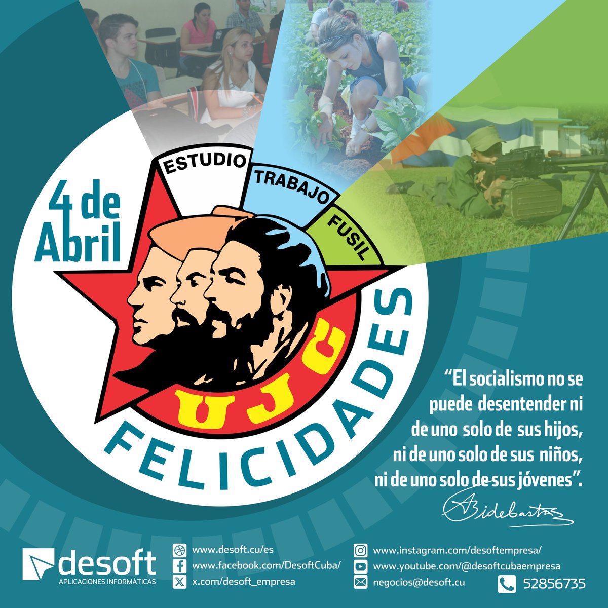 desoftij's tweet photo. Feliz aniversario para jóvenes y pioneros #IslaDeLaJuventud con #SentirPinero. https://t.co/wzgX9klsrm