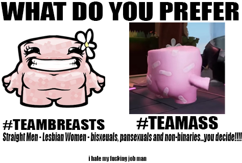 SuperMeatWorld's tweet photo. I'm personally more of a #meatboydrfetusass guy myself, but for the bandage girl believers, take your pick... https://t.co/ath5MUGlx6