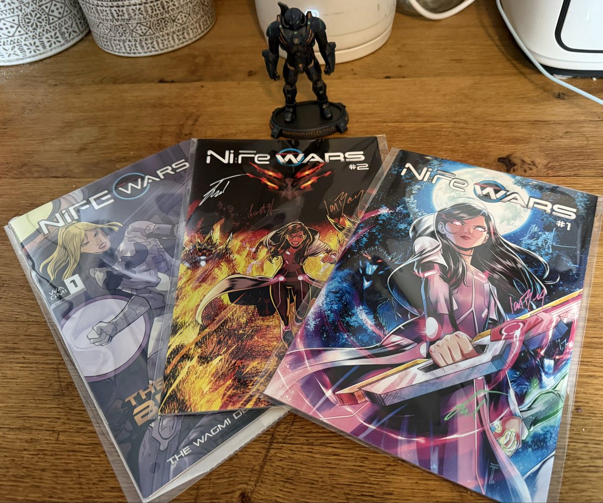 Finally added to my Wagmi collection. It was long overdue!! With signed copies for the icing on the cake. Thank you <a href="/Scott_Herman/">Scott Herman</a> and <a href="/ianbentley/">Ian Bentley</a>. Beautiful to say the least!! @nifiwars  @Wagmi