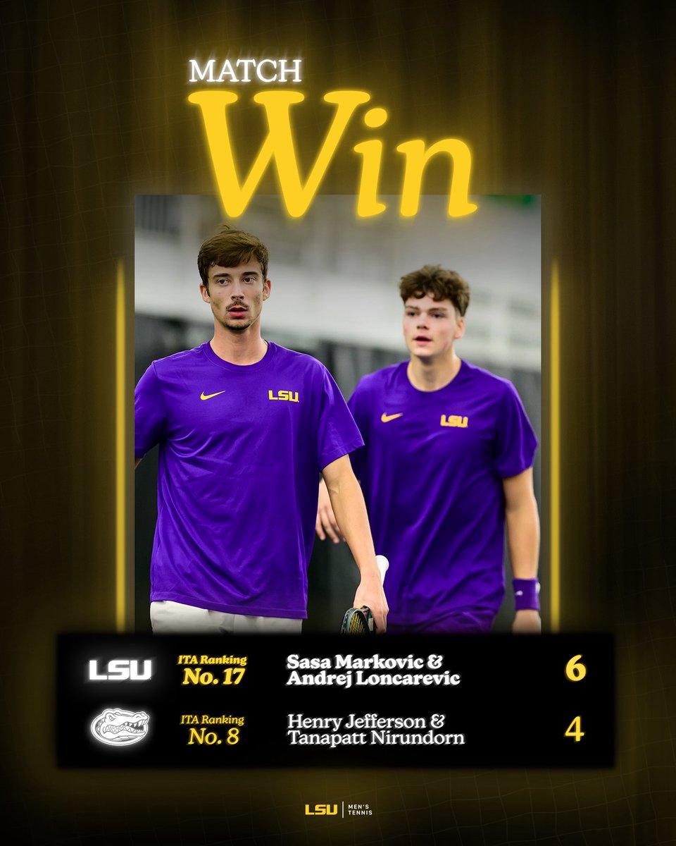 LSU Men's Tennis tweet media