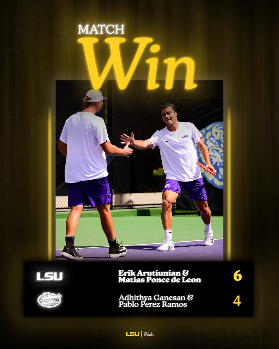 LSU Men's Tennis tweet media
