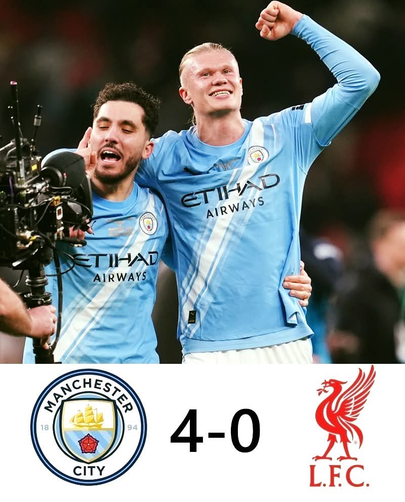 Woodofficial23's tweet photo. 🚨 𝗤𝗨𝗘𝗟 𝗝𝗢𝗨𝗘𝗨𝗥 ! Manchester City 𝗘́𝗖𝗥𝗔𝗦𝗘 Liverpool 4-0 grâce à un 𝗧𝗥𝗜𝗣𝗟𝗘́ d’Erling Haaland et se qualifie pour les demi-finales de la FA Cup ! 😍🇳🇴

🏟️ 49 matchs
⚽️ 𝟰𝟱 𝗕𝗨𝗧𝗦
🎯 𝟵 𝗣𝗔𝗦𝗦𝗘𝗦 𝗗𝗘́𝗖𝗜𝗦𝗜𝗩𝗘𝗦

UN CYBORG 🤖 https://t.co/ArS9FN8L1N