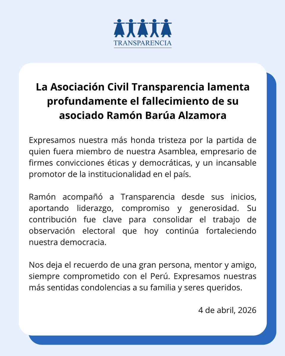 Transparencia Perú tweet media