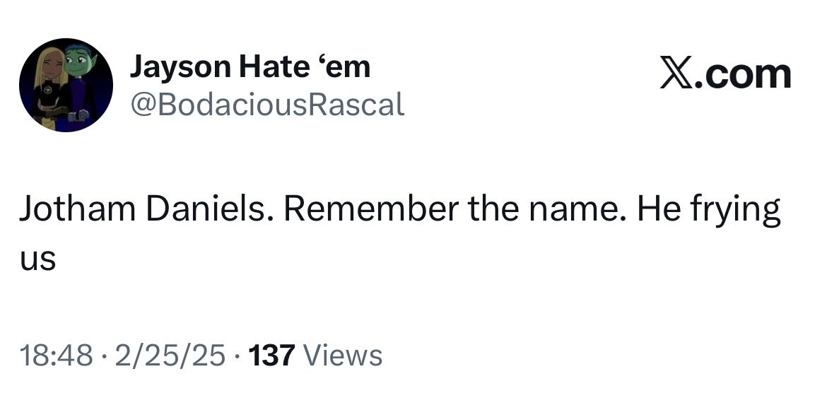 Jayson Hate ‘em tweet media