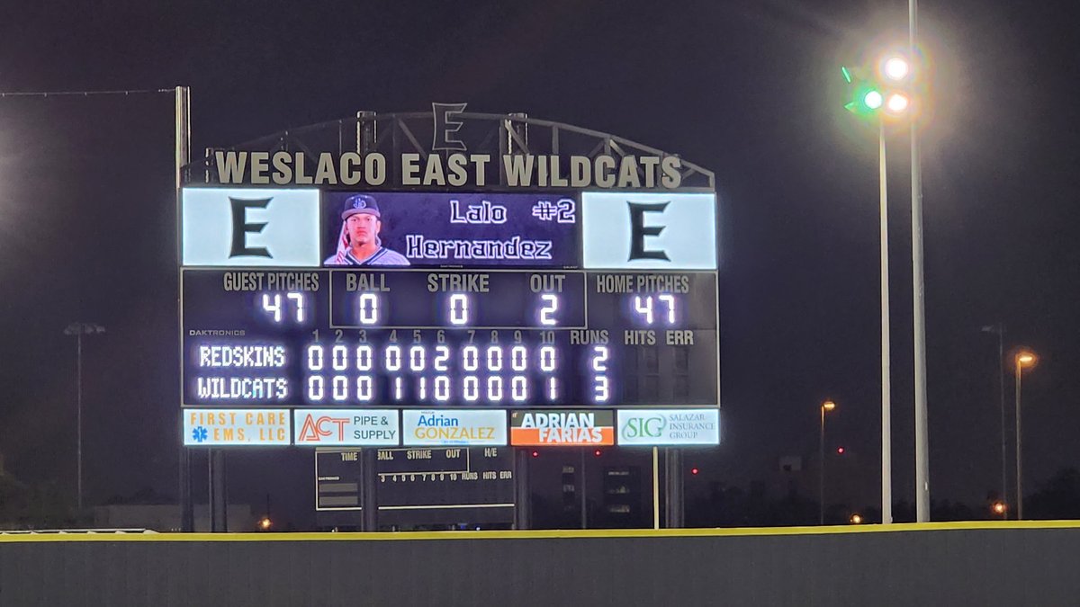 Weslaco East Wildcat Baseball tweet media