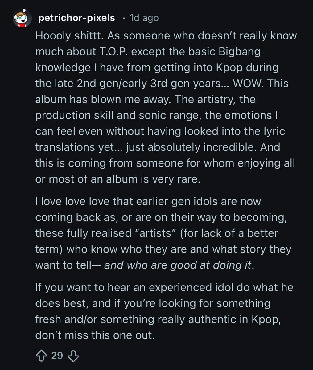 notspotop's tweet photo. i was checking out reddit against my better judgement and actually all comments i saw about AD are surprisingly VERY positive this one is a highlight https://t.co/kctk9S708R