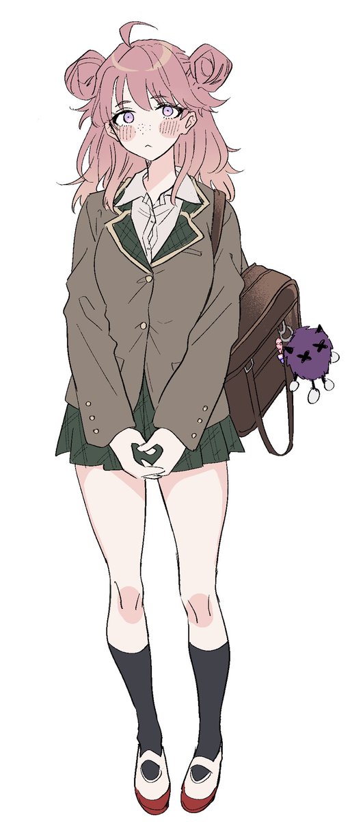 次の子ですが髪型をお団子にするかハーフツインにするかで悩んでる 