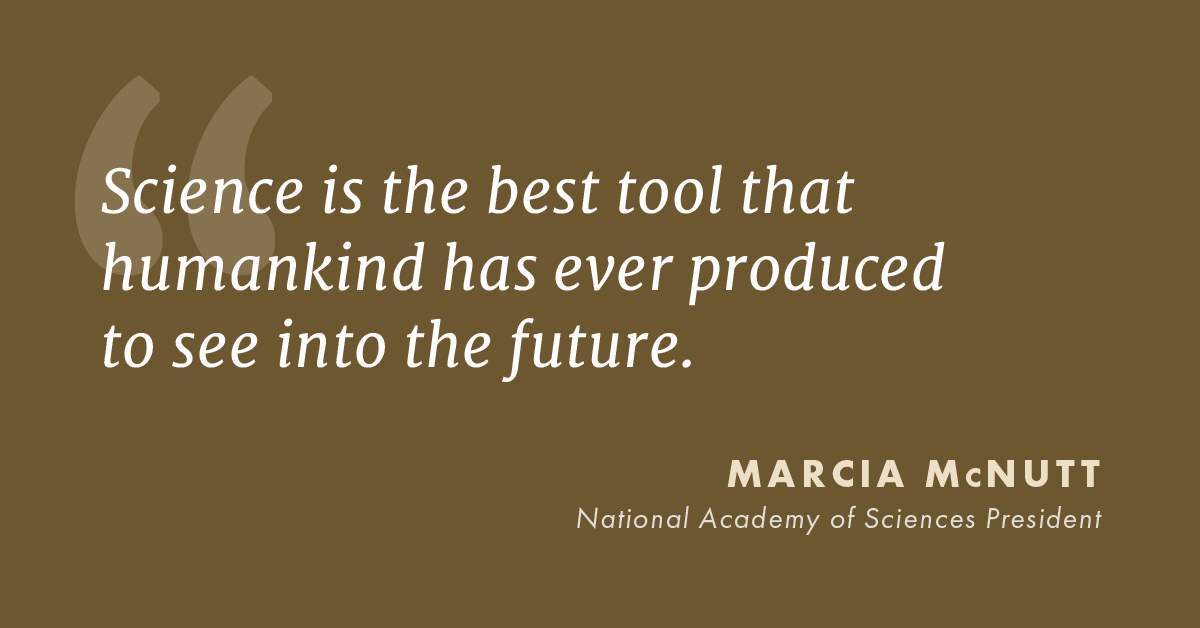 theNASEM's tweet image. In a new interview, outgoing @theNASciences president Marcia McNutt reflects on her presidency, offers advice to young #WomenInScience, and outlines emerging opportunities and challenges in science.

Read: ow.ly/uJLi50YCQTw