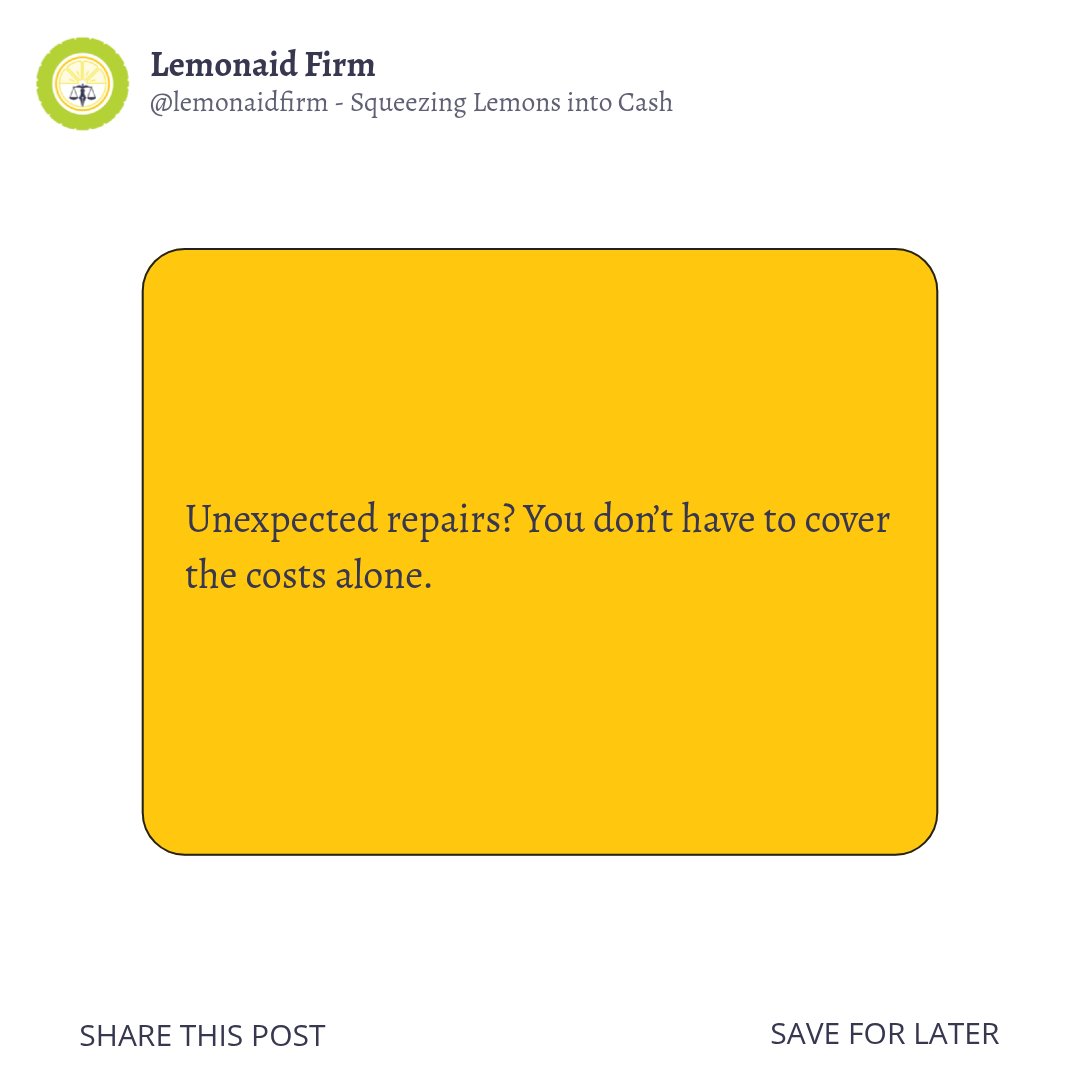 LemonaidFirm's tweet image. Don’t let a lemon drain your time and money. Know your rights — and get help.

Need clarity? Get a free case evaluation: quiz.lemonaidfirm.com

#lemonlaw #carproblems #consumerhelp #carrepair #autosafety