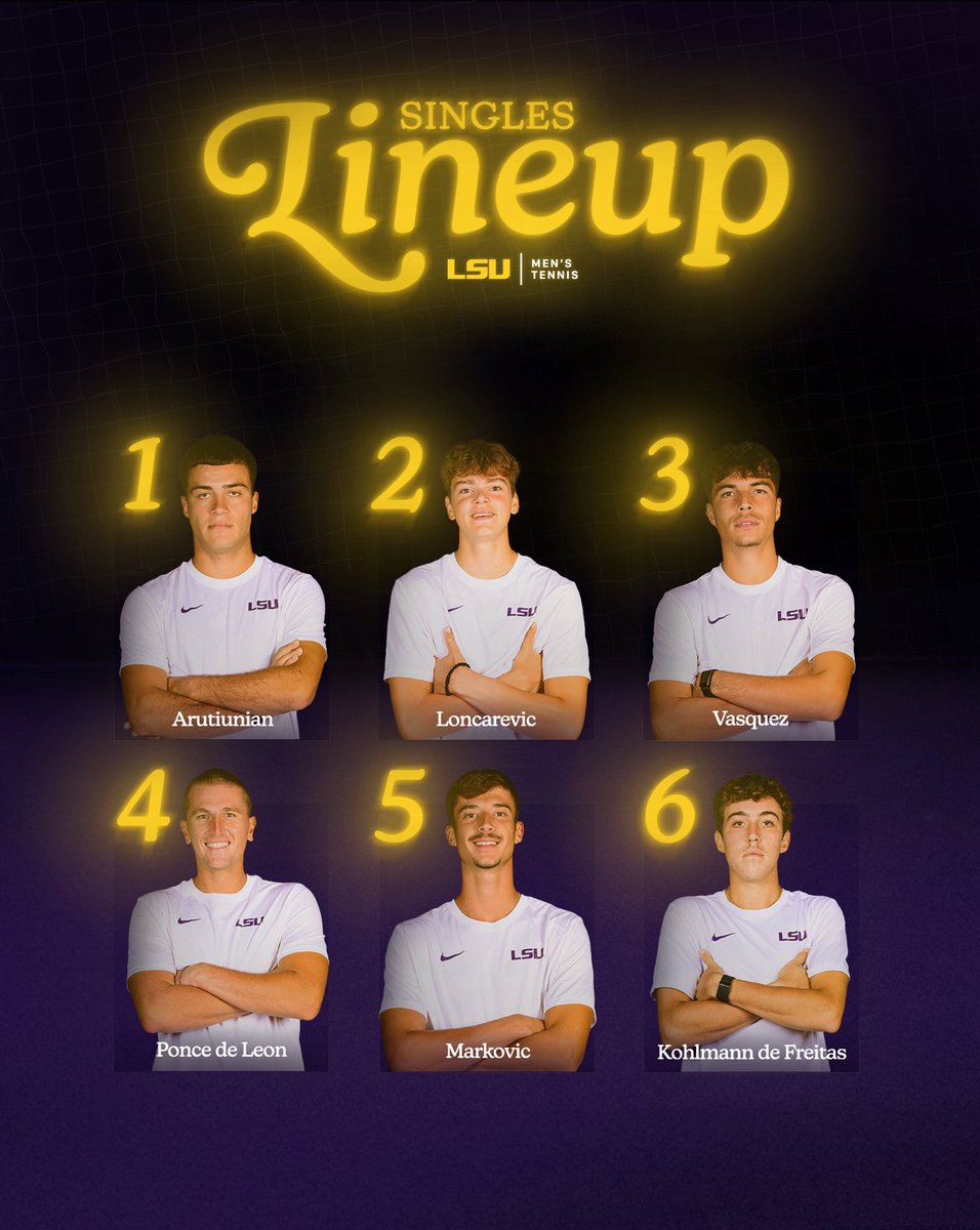 LSU Men's Tennis tweet media
