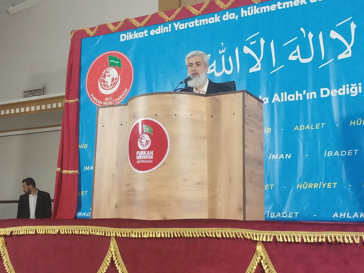 Elhamdülillah...

AlparslanHoca Adıyamanda 
#FurkanKonferansları