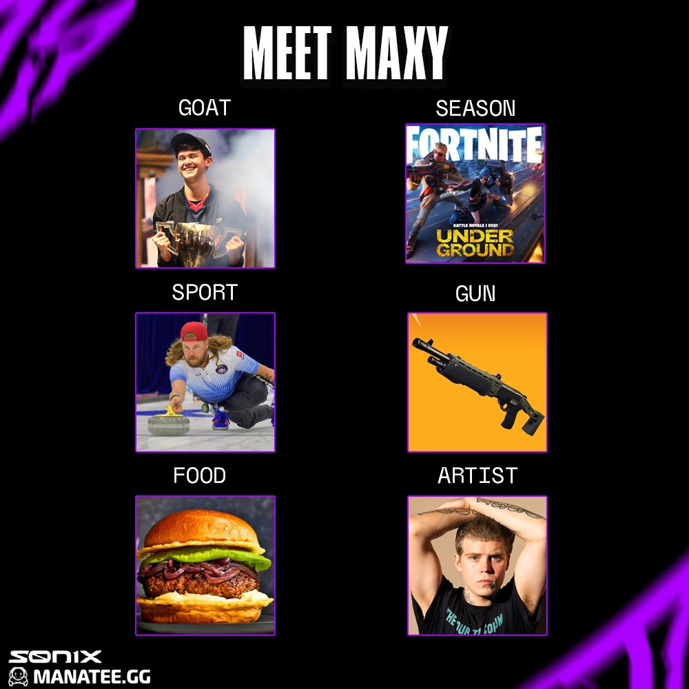 We Interviewed Our Talent <a href="/FnMaxy/">Maxy.</a> 👀

These are his favorites… 👇

Are his picks valid? 🤔

Powered by @SonixApp 🎮