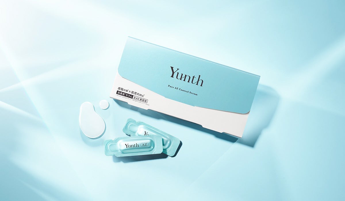 BTS・Vさんの巨大ビジュアルも登場⚡「Yunth」の新“生”美容液のPOP UP