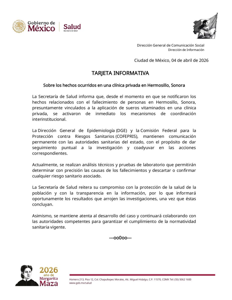 SALUD México tweet media