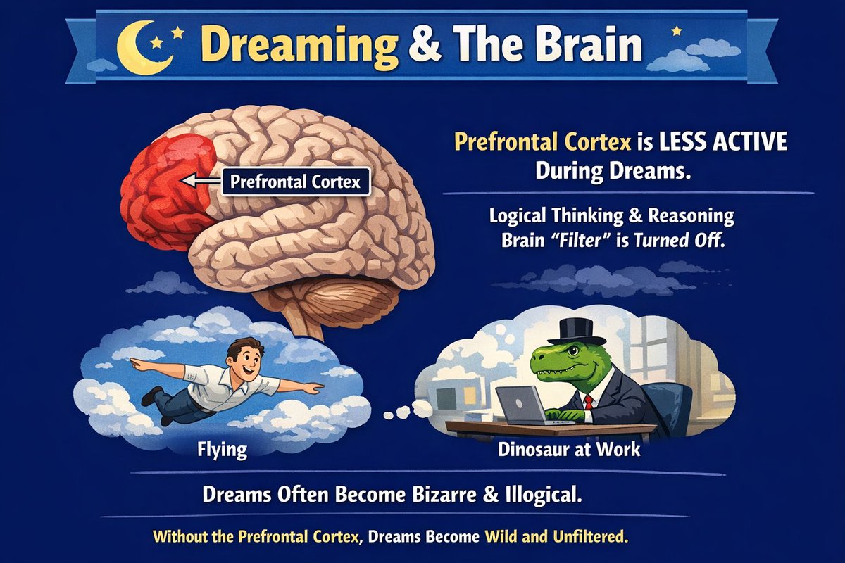 cakecop's tweet photo. Why dreams create a different reality. https://t.co/L59toot7fj