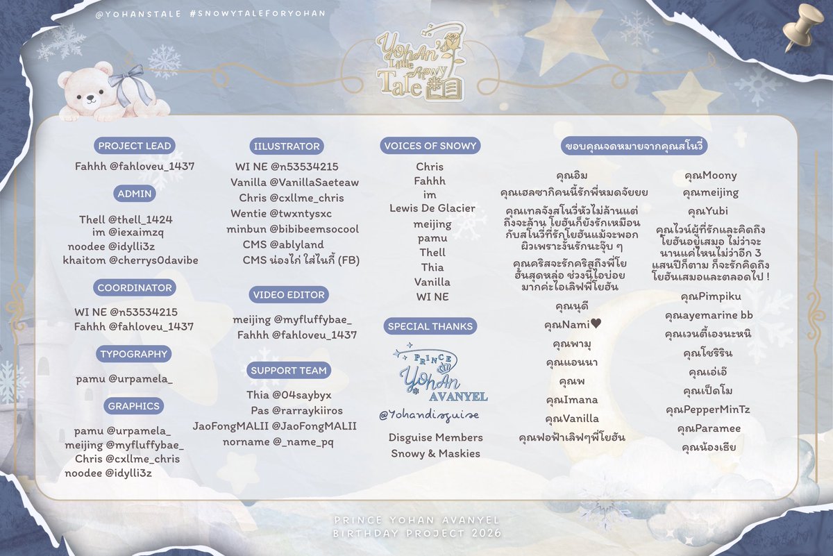 Yohan’s Little Snowy Tale tweet media