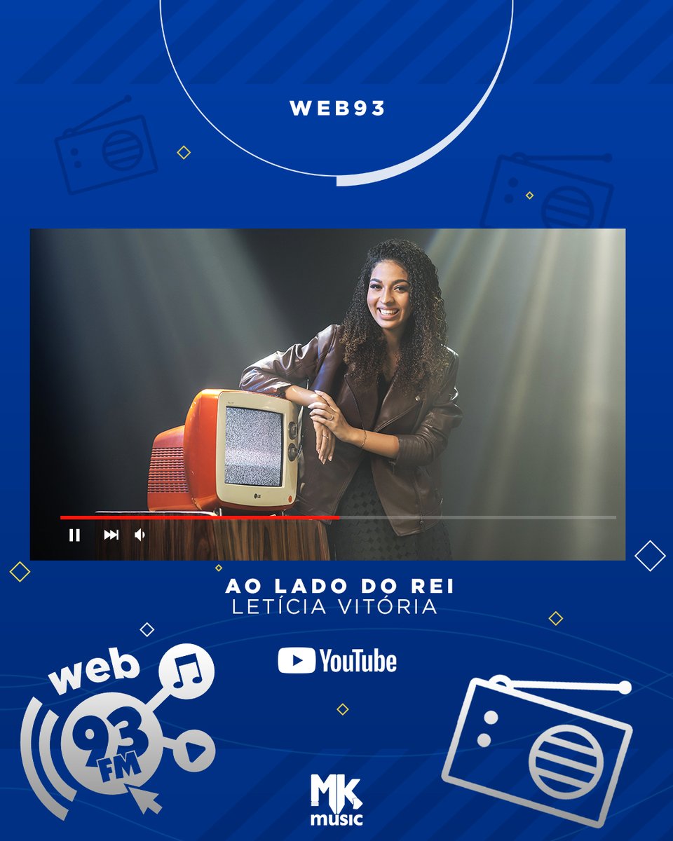 MKMusicBrasil's tweet photo. A canção “Ao Lado do Rei”, da Leticia Vitoria, foi destaque no programa #web93, da Rádio 93 FM. Incrível, né? ⁣Assista à programação completa no canal da Rádio do povo de Deus, no YouTube.

🎧OUÇA A PLAYLIST ➡ https://t.co/b2U3JVQVpF

#Web93 ⁣#AoLadoDoRei #LeticiaVitoria https://t.co/sotppmD0fY