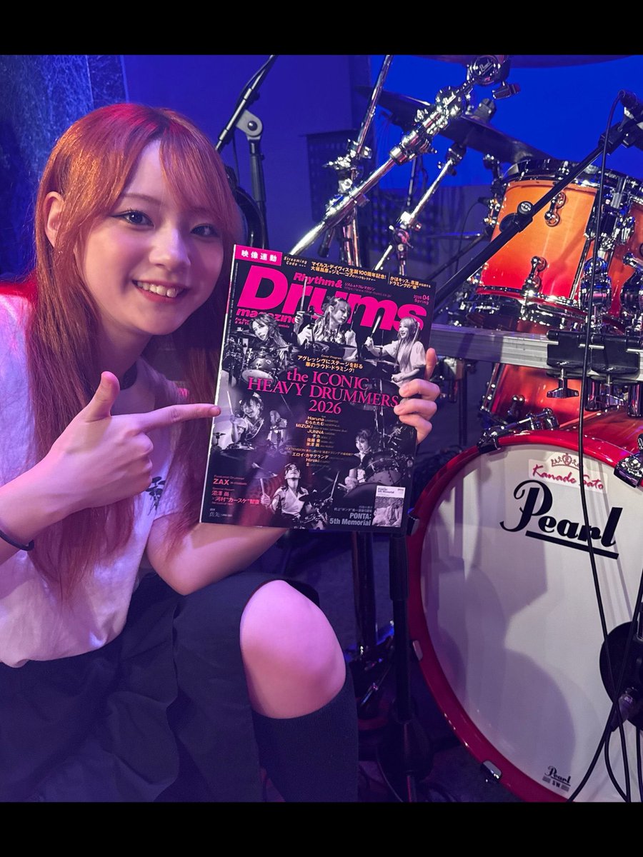 Muses_USA's tweet image. 🫶🌸 @kanade_tiara @WorldDrummerDay 

#ドラマー #drummer #WorldDrummerDay