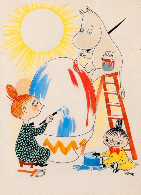 marysia_cc's tweet photo. Happy Easter
illus. Tove Jansson https://t.co/kkOY0YiYUT