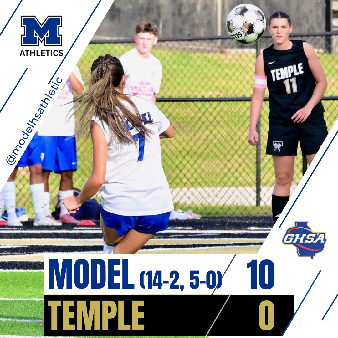 ModelHSAthletic's tweet photo. Last night was a big night for Model sports. Baseball defeats Pepperell twice to sweep our crosstown rival 🧹🧹🧹. Soccer teams defeat Temple for their last region win and a clean sweep of region going 5-0 in region play. https://t.co/ABUzJU9ayf