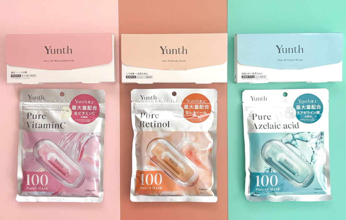 BTS・Vさんの巨大ビジュアルも登場⚡「Yunth」の新“生”美容液のPOP UP